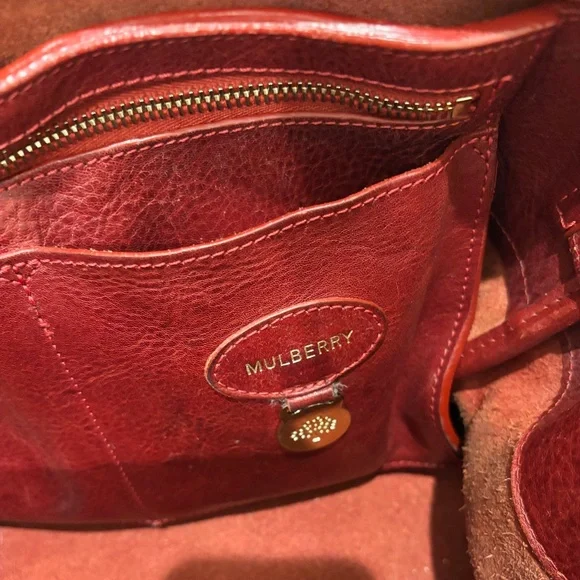 Mulberry Bayswater Leather Handbag. - Picture 3 of 6